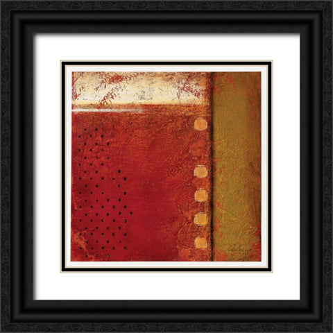 Spice Field II Black Ornate Wood Framed Art Print with Double Matting by Osborne, Susan
