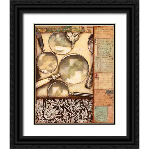Stationary Black Ornate Wood Framed Art Print with Double Matting by Osborne, Susan