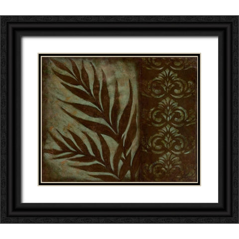 Fall Foliage II Black Ornate Wood Framed Art Print with Double Matting by Osborne, Susan