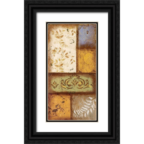 Subtle Black Ornate Wood Framed Art Print with Double Matting by Osborne, Susan