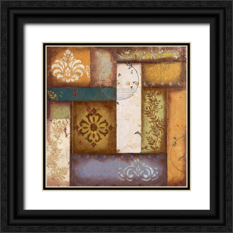 Rustic Balance Black Ornate Wood Framed Art Print with Double Matting by Osborne, Susan