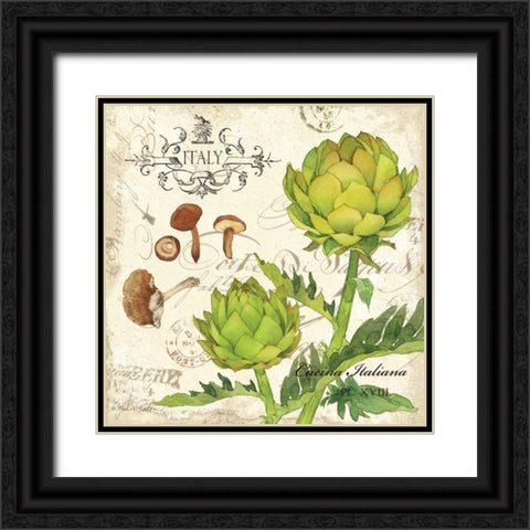 Cucina Italiana I Black Ornate Wood Framed Art Print with Double Matting by Paton, Julie