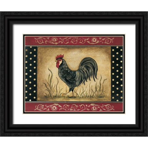 Rise-n-shine Black Ornate Wood Framed Art Print with Double Matting by Poloson, Kimberly