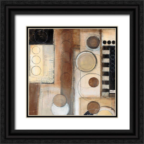 Rush Hour Sq. I Black Ornate Wood Framed Art Print with Double Matting by Poloson, Kimberly