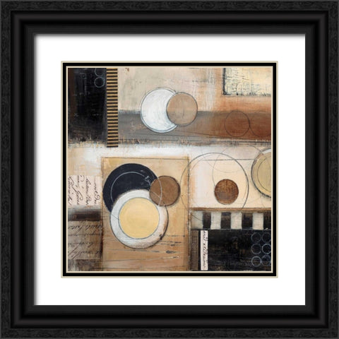 Rush Hour Sq. II Black Ornate Wood Framed Art Print with Double Matting by Poloson, Kimberly