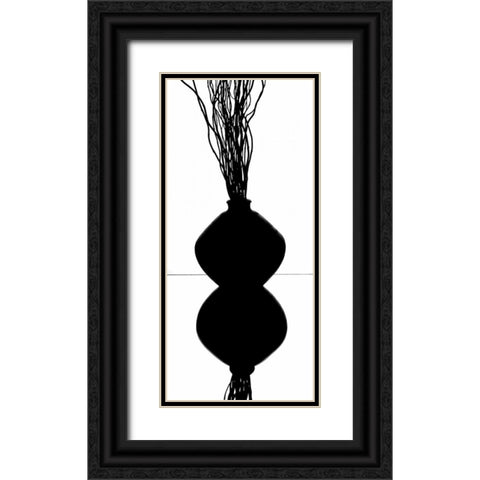 Still Life Reflections I Black Ornate Wood Framed Art Print with Double Matting by Burkhart, Monika