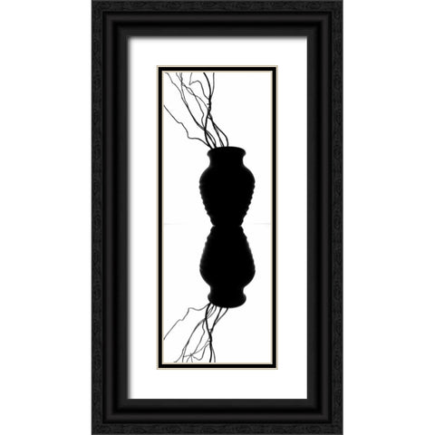 Still Life Reflections II Black Ornate Wood Framed Art Print with Double Matting by Burkhart, Monika