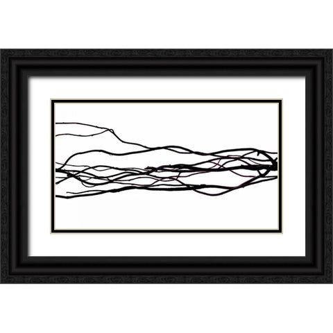 Im Sorry for What I Said Black Ornate Wood Framed Art Print with Double Matting by Burkhart, Monika