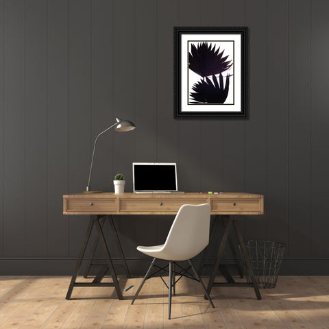 Backlit II Black Ornate Wood Framed Art Print with Double Matting by Burkhart, Monika
