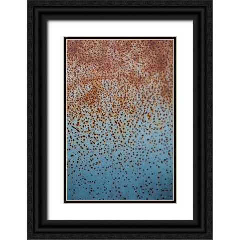 Rust on Antique Car I Black Ornate Wood Framed Art Print with Double Matting by Berzel, Erin