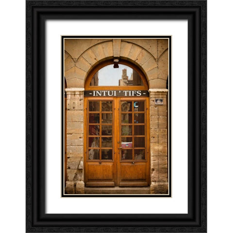 La Porte VI Black Ornate Wood Framed Art Print with Double Matting by Berzel, Erin