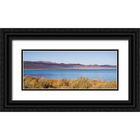 Desert Lake II Black Ornate Wood Framed Art Print with Double Matting by Crane, Rita