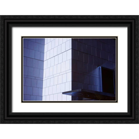 Shadows and Walls II Black Ornate Wood Framed Art Print with Double Matting by Hausenflock, Alan