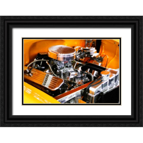 Street Rod I Black Ornate Wood Framed Art Print with Double Matting by Hausenflock, Alan