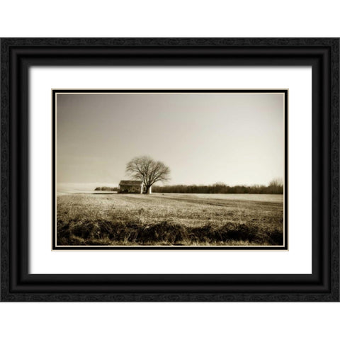 Ashland Farm II Black Ornate Wood Framed Art Print with Double Matting by Hausenflock, Alan