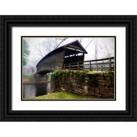 Humpback Bridge II Black Ornate Wood Framed Art Print with Double Matting by Hausenflock, Alan
