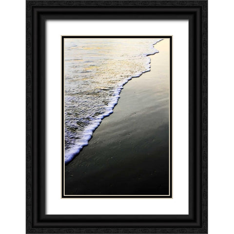 Caress the Sand I Black Ornate Wood Framed Art Print with Double Matting by Hausenflock, Alan