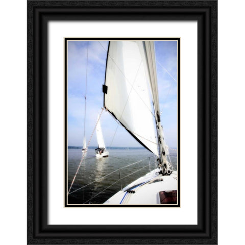 Quantico Fleet IV Black Ornate Wood Framed Art Print with Double Matting by Hausenflock, Alan