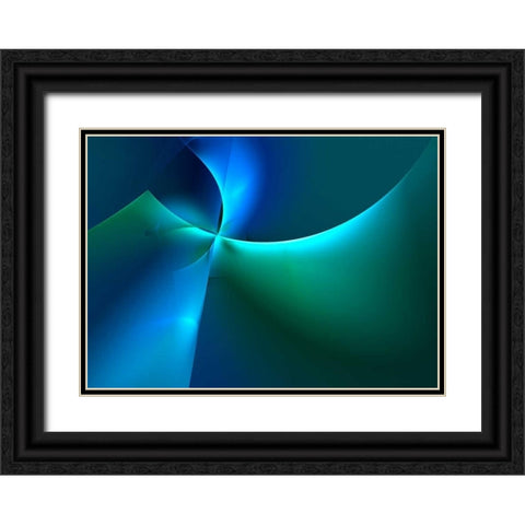 Emergence Black Ornate Wood Framed Art Print with Double Matting by Hausenflock, Alan