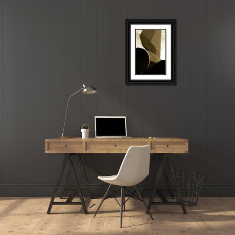 Blackbird I Black Ornate Wood Framed Art Print with Double Matting by Hausenflock, Alan