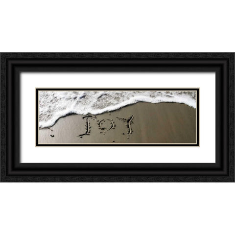 Joy Black Ornate Wood Framed Art Print with Double Matting by Hausenflock, Alan