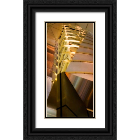 Pillars of Light II Black Ornate Wood Framed Art Print with Double Matting by Hausenflock, Alan