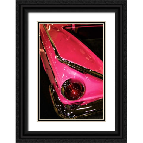 Styling in Pink I Black Ornate Wood Framed Art Print with Double Matting by Hausenflock, Alan