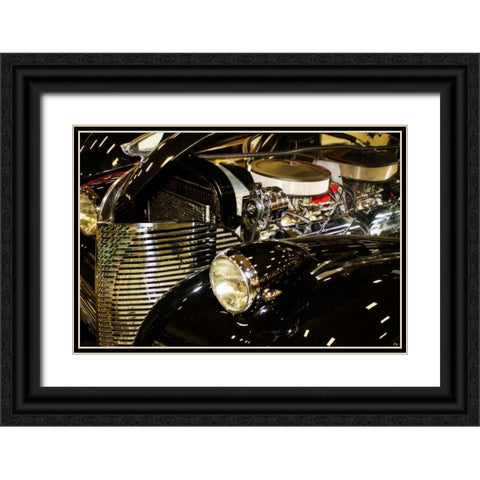 30s Street Demon Black Ornate Wood Framed Art Print with Double Matting by Hausenflock, Alan