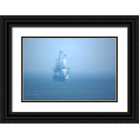 Godspeed Black Ornate Wood Framed Art Print with Double Matting by Hausenflock, Alan