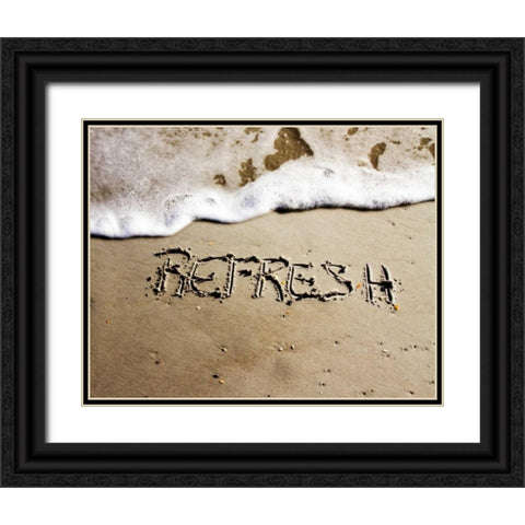 Refresh Black Ornate Wood Framed Art Print with Double Matting by Hausenflock, Alan