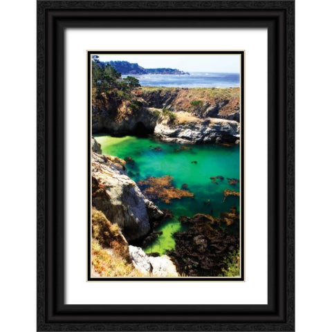 China Cove I Black Ornate Wood Framed Art Print with Double Matting by Hausenflock, Alan