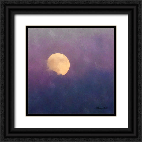 Moonrise Black Ornate Wood Framed Art Print with Double Matting by Hausenflock, Alan