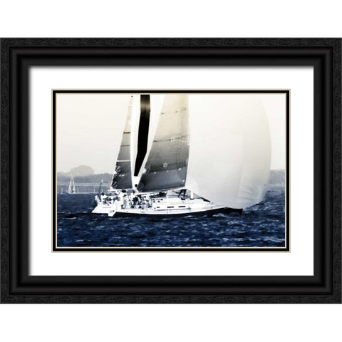 Ready for the Race I Black Ornate Wood Framed Art Print with Double Matting by Hausenflock, Alan