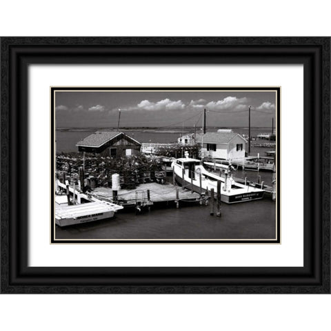 Tangier Island I Black Ornate Wood Framed Art Print with Double Matting by Hausenflock, Alan