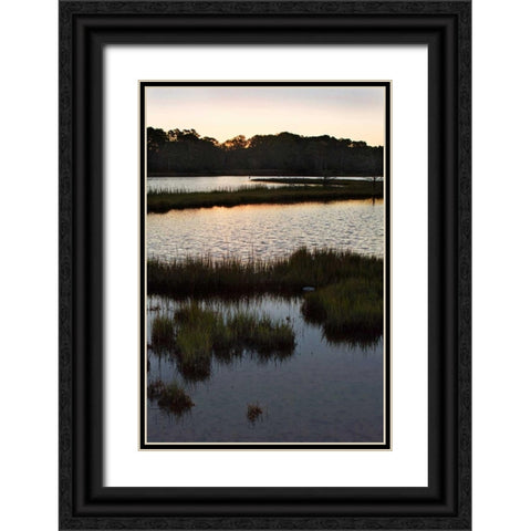 Captains Cove I Black Ornate Wood Framed Art Print with Double Matting by Hausenflock, Alan