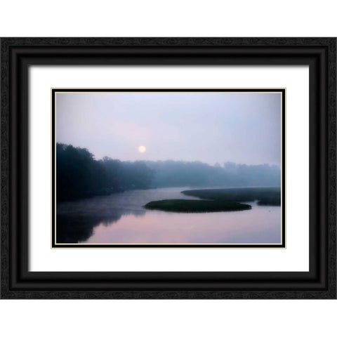 Fog on the Mattaponi I Black Ornate Wood Framed Art Print with Double Matting by Hausenflock, Alan