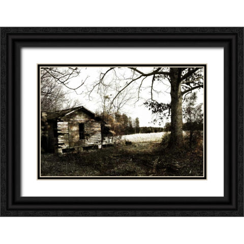 Yesterday I Black Ornate Wood Framed Art Print with Double Matting by Hausenflock, Alan