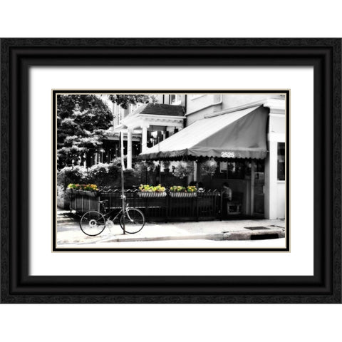 Neighborhood Diner I Black Ornate Wood Framed Art Print with Double Matting by Hausenflock, Alan