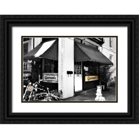 Neighborhood Diner II Black Ornate Wood Framed Art Print with Double Matting by Hausenflock, Alan