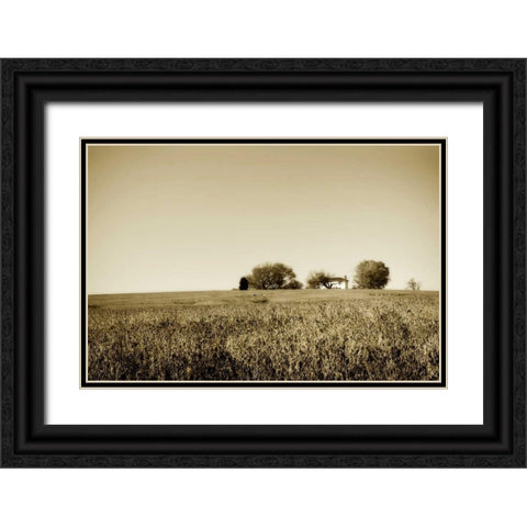 Goochland Farm I Black Ornate Wood Framed Art Print with Double Matting by Hausenflock, Alan