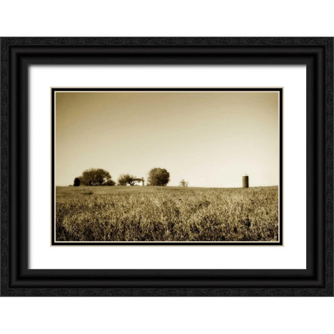 Goochland Farm II Black Ornate Wood Framed Art Print with Double Matting by Hausenflock, Alan