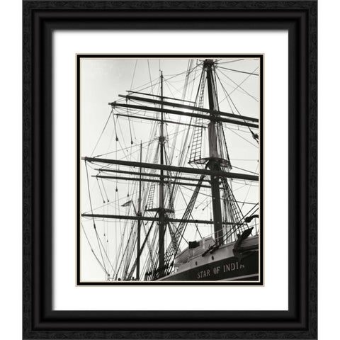 Star of India I Black Ornate Wood Framed Art Print with Double Matting by Johnson, George