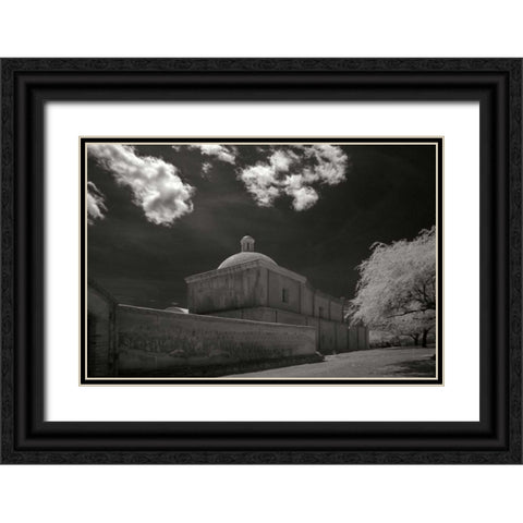 San Jose de Tumacacori II Black Ornate Wood Framed Art Print with Double Matting by Johnson, George