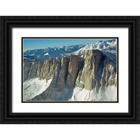 Mt. Whitney I Black Ornate Wood Framed Art Print with Double Matting by Kidd, Brian