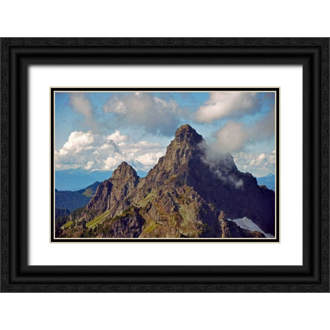 Glacier Peak I Black Ornate Wood Framed Art Print with Double Matting by Kidd, Brian