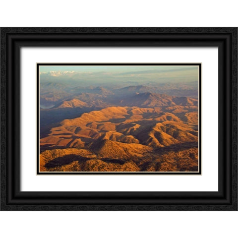 Kern Valley III Black Ornate Wood Framed Art Print with Double Matting by Kidd, Brian
