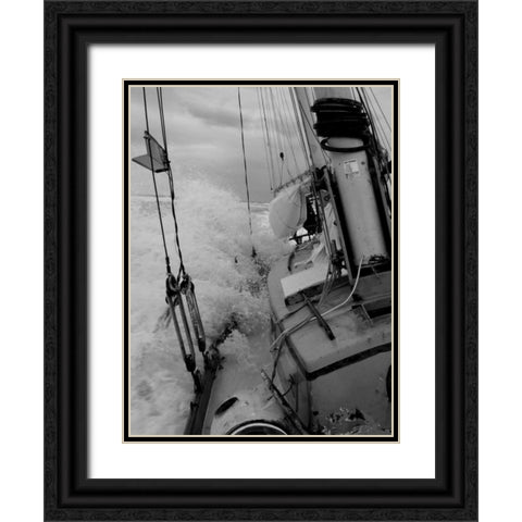 Life at Sea I Black Ornate Wood Framed Art Print with Double Matting by Kidd, Brian
