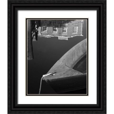 Boat Bow I Black Ornate Wood Framed Art Print with Double Matting by Larson, Scott
