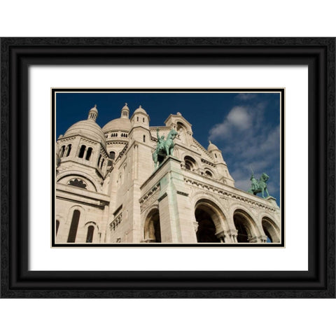 Sacred Heart I Black Ornate Wood Framed Art Print with Double Matting by Love, Maureen