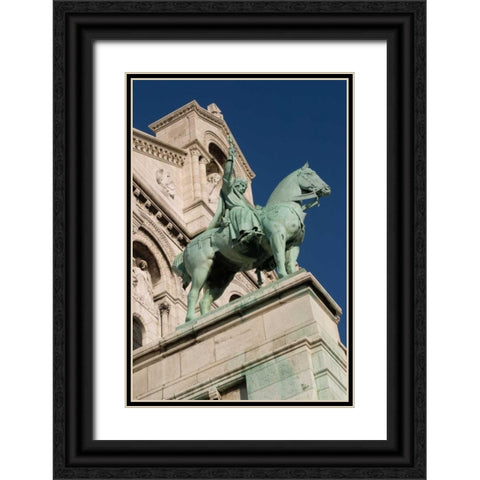 Sacred Heart IV Black Ornate Wood Framed Art Print with Double Matting by Love, Maureen